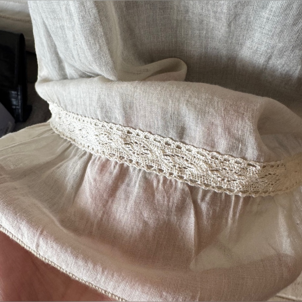 Matty M Cream Lace Blouse - Picture 6 of 6